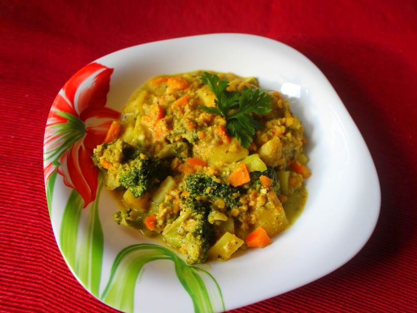Indisches Brokkoli – Kartoffel – Curry mit Kokosmilch | Vital for your life